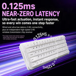 Tastiera meccanica da gioco e-sport MONSGEEK Verve 68 ARGB con tasti a 2 strati e interruttori magnetici, ideale per e-sport., Wired, 3-Mode
