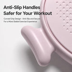 360-degree Silent Pilates Slider Disc Abdominal Core Trainer Board with Knee Pad, No Resistance Bands  Pink, No Resistance Bands Blue, With 2 Resistance Bands Pink, With 2 Resistance Bands Blue