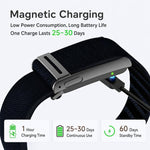 Screenless Fitness Tracker with ECG & HRV Lightweight Nylon Braided Band Health Monitor