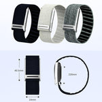 Screenless Fitness Tracker with ECG & HRV Lightweight Nylon Braided Band Health Monitor