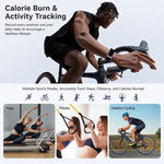 Screenless Fitness Tracker with ECG & HRV Lightweight Nylon Braided Band Health Monitor