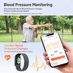 Screenless Fitness Tracker with ECG & HRV Lightweight Nylon Braided Band Health Monitor