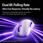 Mouse gaming AKKO Nest 3-Mode 8000Hz ergonomico