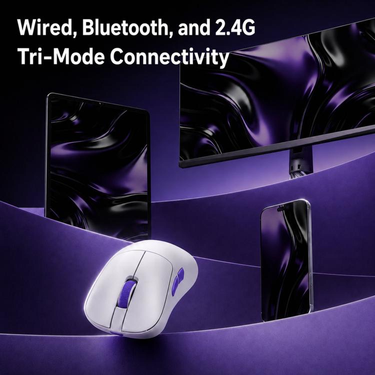 Mouse gaming AKKO Nest 3-Mode 8000Hz ergonomico
