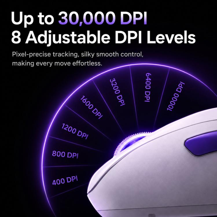 Mouse gaming AKKO Nest 3-Mode 8000Hz ergonomico