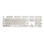 AKKO Cute Light-Transmitting Cat Ear Keycaps Universal Mechanical Keyboard Keycap Accessories, 113 Keys