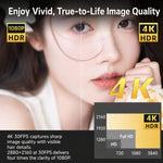 4K Video Camera Camcorder 48MP 3.0 Inch IPS Touch Screen With IR Night Vision 16X Digital Zoom WiFi Remote Control, No Card, With 16GB Card, With 32GB Card, With 64GB Card