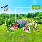 Smart Pet Outdoor Training Fence With GPS Wireless Waterproof Collar