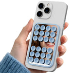 Supporto per telefono AhaStyle WG206 con ventosa in silicone e adesivo per specchio, compatibile con vetro a specchio.