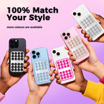 Supporto per telefono AhaStyle WG206 con ventosa in silicone e adesivo per specchio, compatibile con vetro a specchio.