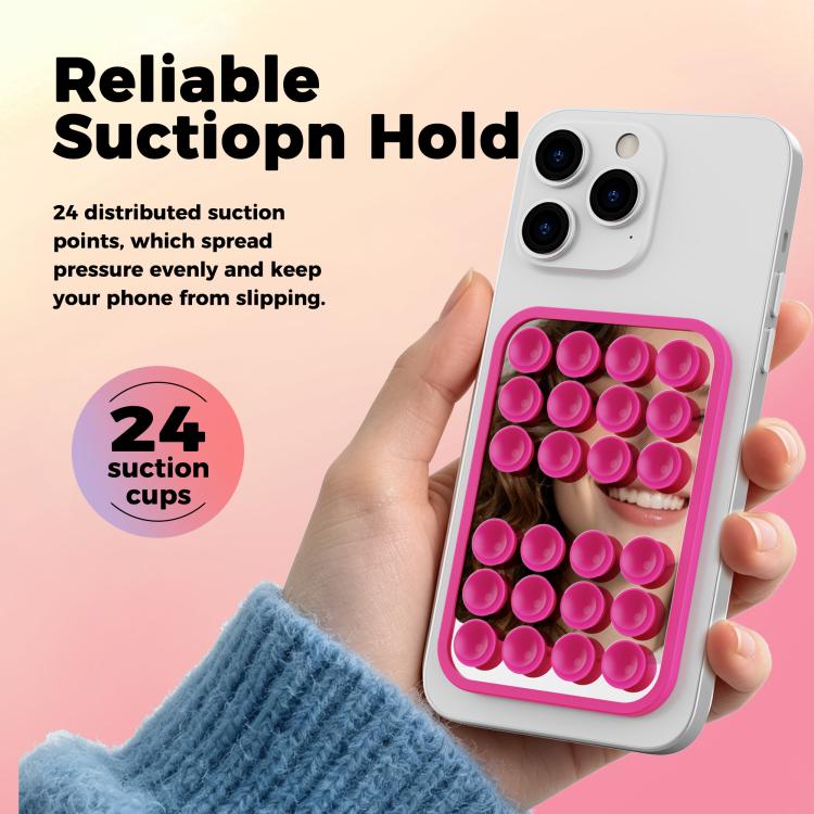 Supporto per telefono AhaStyle WG206 con ventosa in silicone e adesivo per specchio, compatibile con vetro a specchio.