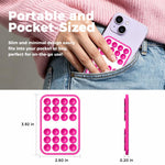 Supporto per telefono AhaStyle WG206 con ventosa in silicone e adesivo per specchio, compatibile con vetro a specchio.