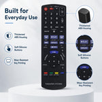 Replacement Remote Control For Panasonic Blu-ray Disc DVD Player & Theater System, N2QAYB000736, N2QAYB000970