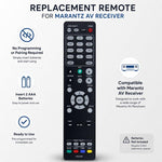 Replacement Remote Control For Marantz AV Receiver Audio Video Controller, RC024SR, RC028SR, RC033SR, RC034SR