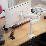 NORTH BAYOU Desktop Height-Adjustable Inverted Robotic Arm Monitor Stand