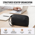 BANGE BG-7918 Organizer elettronico da viaggio, borsa per cavi, custodia impermeabile per accessori digitali con cinturino da polso