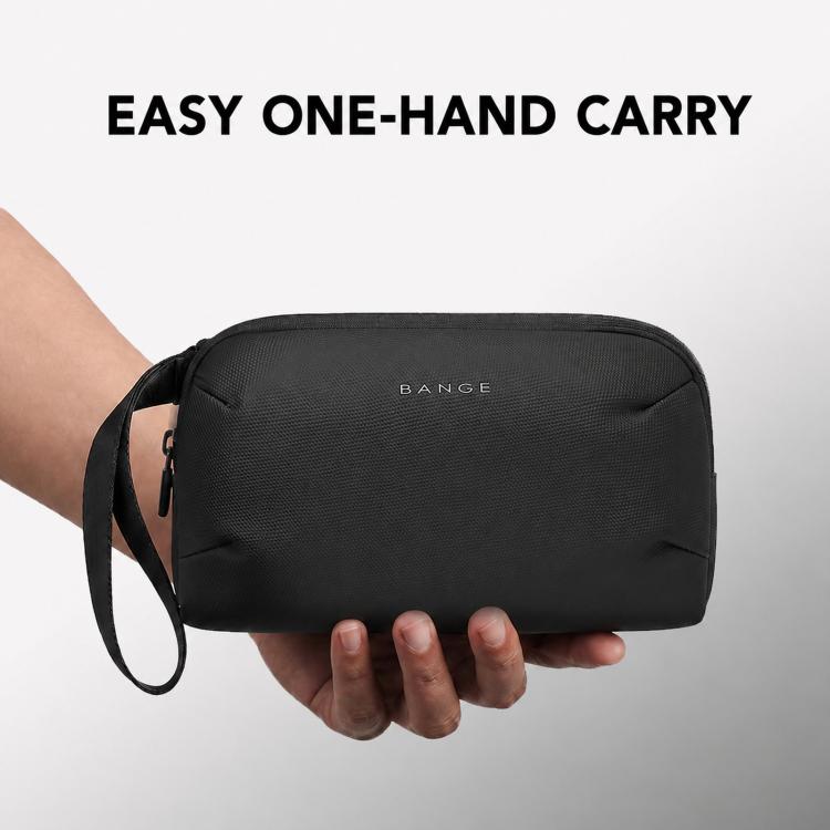 BANGE BG-7918 Organizer elettronico da viaggio, borsa per cavi, custodia impermeabile per accessori digitali con cinturino da polso