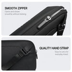 BANGE BG-7918 Organizer elettronico da viaggio, borsa per cavi, custodia impermeabile per accessori digitali con cinturino da polso
