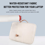 180 Degree Open Tablet Sleeve Bag With Front Pocket Handheld Carrying Case, 11/12 inch, 13.3/14 inch, 15.6/16 inch