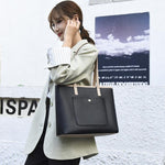 Borsa Tote in Pelle PU per Laptop 13.3-16 pollici