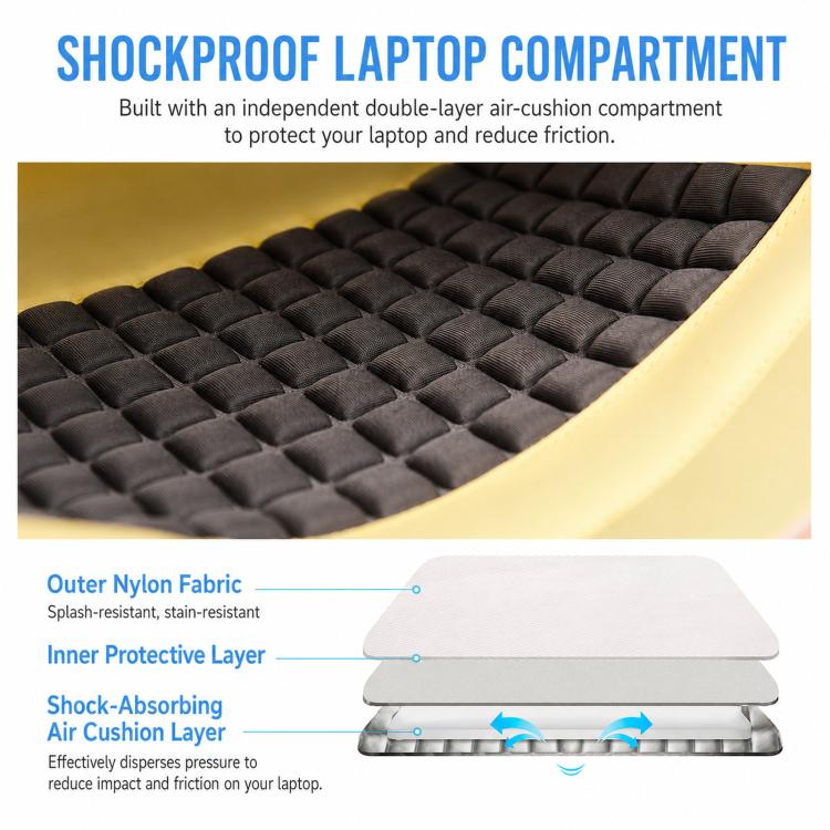 Borsa Tote in Pelle PU per Laptop 13.3-16 pollici