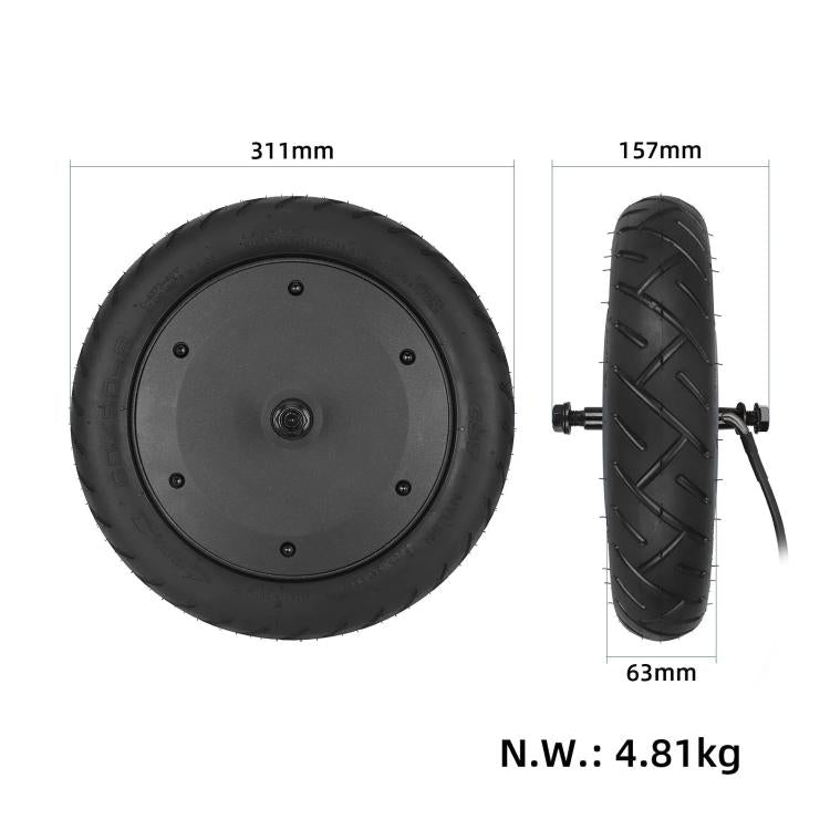 For Xiaomi Electric Scooter 6 Rear Hub Motor Assembly With CST 60/90-8 Tubeless Tire, For Xiaomi Electric Scooter 6