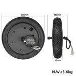 For Xiaomi Electric Scooter 5 Plus Rear Hub Motor Assembly With CST 60/90-8 Tubeless Tire, For Xiaomi Electric Scooter 5 Plus