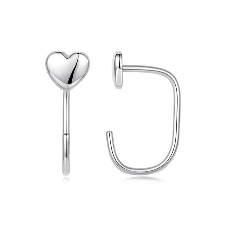 Minimalist Copper-Plated White Gold Stud Earrings, YIE345, YIE346, YIE347, YIE348