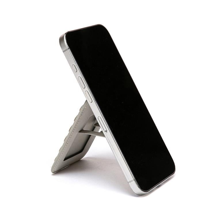 Supporto per telefono con ventosa magnetica, portafoglio per carte, cavalletto pieghevole