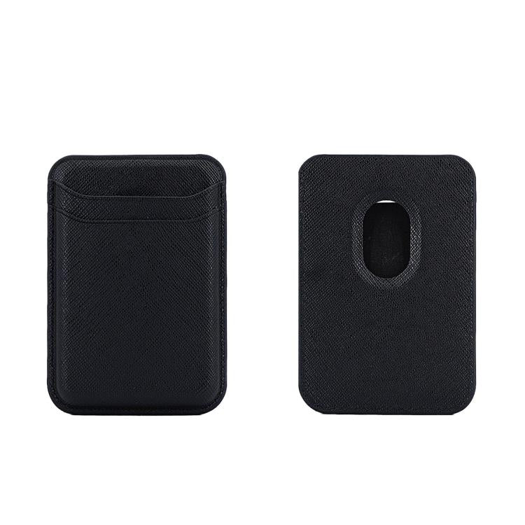Portafoglio magnetico per cellulare, doppio strato in pelle con porta carte e 23 magneti N52