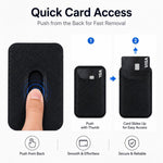 Portafoglio magnetico per cellulare, doppio strato in pelle con porta carte e 23 magneti N52