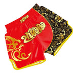 ZhuoAo Muay Thai Boxing Shorts Kickboxing & Sanda Training Fight Shorts For Men & Women, XS