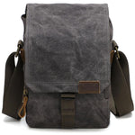 Waxed Canvas Camera Shoulder Bag Waterproof Vintage Messenger Case