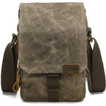 Waxed Canvas Camera Shoulder Bag Waterproof Vintage Messenger Case