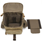 Waxed Canvas Camera Shoulder Bag Waterproof Vintage Messenger Case