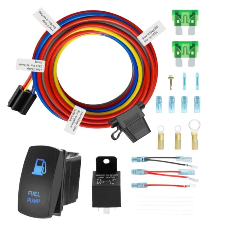 Kit relè impermeabile 60A 12V per pompa carburante