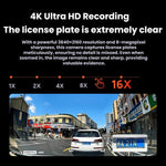 70mai 4K Night Vision Ultra HD 24H Parking Monitoring Dashcam, USB, Cigarette Lighter