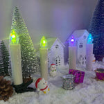 Colorful Christmas Changing Remote Control LED Candle Light Halloween LED Clip-On Candle Lamp