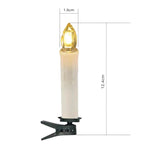 Colorful Christmas Changing Remote Control LED Candle Light Halloween LED Clip-On Candle Lamp