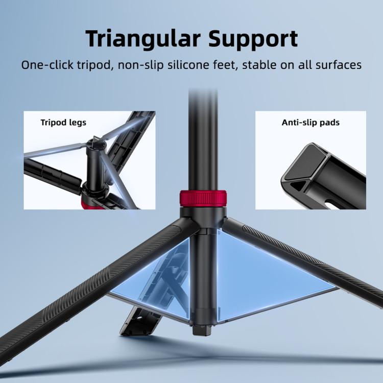 Asta di prolunga per selfie con testa a sfera Flymile per DJI, Insta360, GoPro e altre action camera