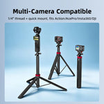 Asta di prolunga per selfie con testa a sfera Flymile per DJI, Insta360, GoPro e altre action camera