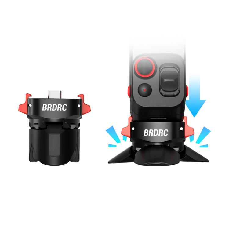 Per Insta360 Luna Ultra BRDRC Clip magnetica a sgancio rapido per treppiede di ricarica.