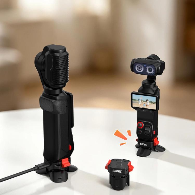 Per Insta360 Luna Ultra BRDRC Clip magnetica a sgancio rapido per treppiede di ricarica.