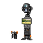 Per DJI Osmo Pocket 4P / 4 / 3 BRDRC Treppiede magnetico a sgancio rapido con funzione di ricarica.
