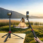 Per Insta360 Ace Pro 2 / X5 BRDRC, asta di prolunga per selfie con testa a sfera a sgancio rapido da 1,6 m.