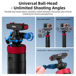 Per Insta360 Ace Pro 2 / X5 BRDRC, asta di prolunga per selfie con testa a sfera a sgancio rapido da 1,6 m.