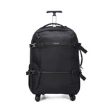 AOKING 20 Inch Rolling Backpack With 360-Degree Spinner Wheels Laptop Bag With Exterior Side Pocket