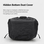 AOKING 20 Inch Rolling Backpack With 360-Degree Spinner Wheels Laptop Bag With Exterior Side Pocket
