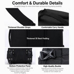 AOKING 20 Inch Rolling Backpack With 360-Degree Spinner Wheels Laptop Bag With Exterior Side Pocket