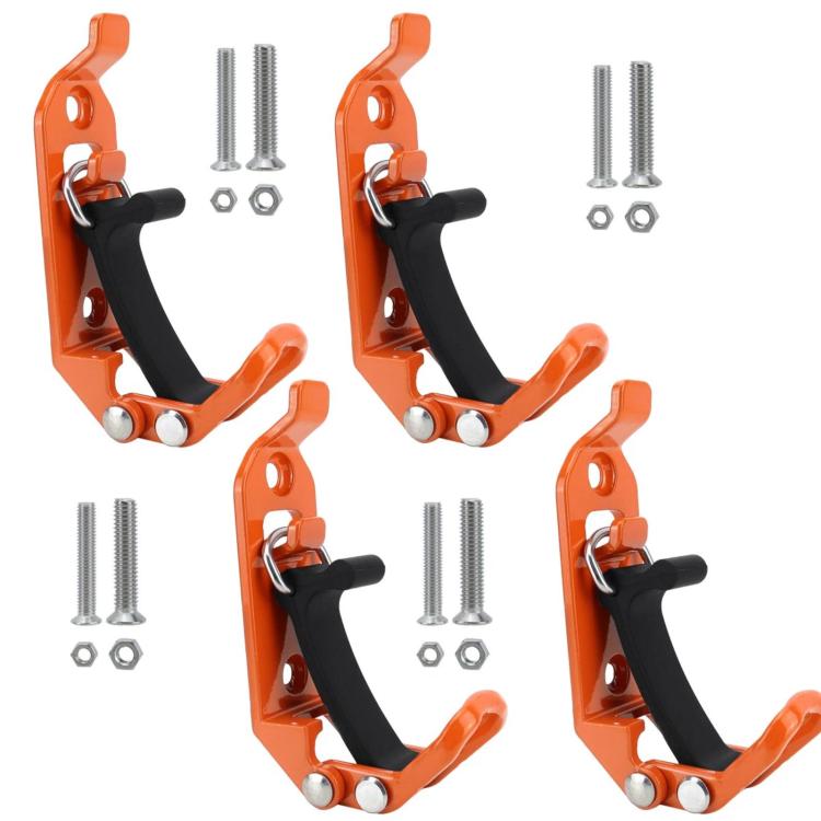 Zinc Alloy Fire-fighting Equipment Fixing Roof Rack Multi-functional Clamp, Red 2pcs /Set, Red 4pcs /Set, Red 6pcs /Set, Orange 2pcs /Set, Orange 4pcs /Set, Orange 6pcs /Set, Black 2pcs /Set, Black 4pcs /Set, Black 6pcs /Set